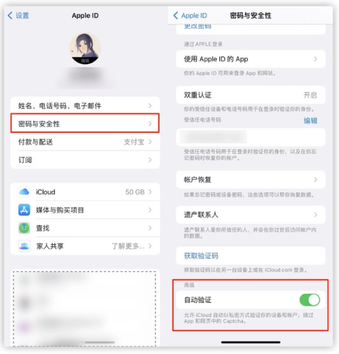 桑日苹果手机维修分享iOS 16 自动验证功能开启方法 
